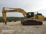 Side of used Excavator